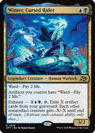 Winter, Cursed Rider [Promo Pack: Aetherdrift] Foil