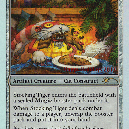 Stocking Tiger [Happy Holidays] Foil