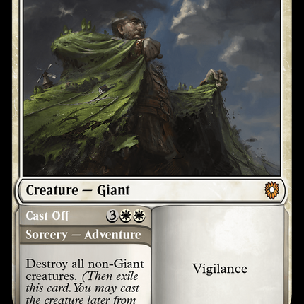 Realm-Cloaked Giant // Cast Off [Bloomburrow Commander]