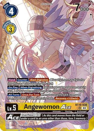 Angewomon ACE (Limited Card Pack) [BT15-038] [World Convergence]