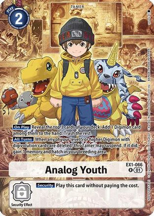 Analog Youth (Limited Card Pack) [EX1-066] [World Convergence]