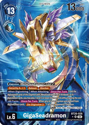 GigaSeadramon (Alternate Art) [BT20-028] [Release Special Booster 2.5] Foil