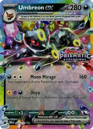 Umbreon ex - 060/131 (Prismatic Evolutions Stamp) [Miscellaneous Cards & Products] Holofoil