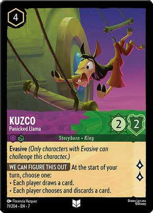 Kuzco - Panicked Llama (71/204) - Archazias Island Cold Foil