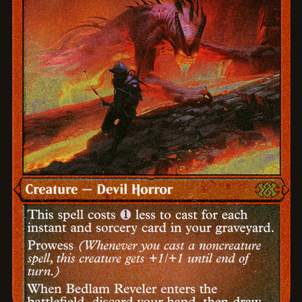 Bedlam Reveler [Double Masters 2022] Etched Foil