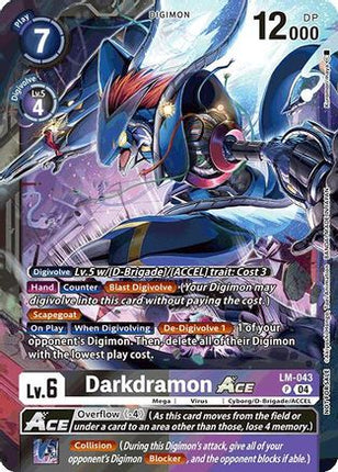 Darkdramon ACE (Limited Card Pack) [LM-043] [World Convergence]