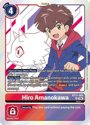Hiro Amanokawa [BT21-080] [World Convergence] Foil