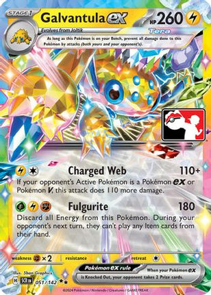 Galvantula ex 051/142 - Prize Pack Series Cards Holofoil