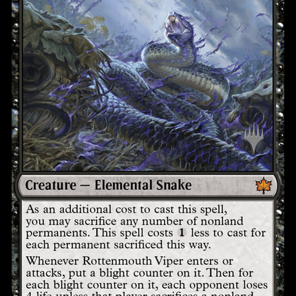 Rottenmouth Viper [Bloomburrow Promos] Foil