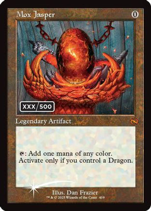 Mox Jasper (Serial Numbered) [Tarkir: Dragonstorm] Foil