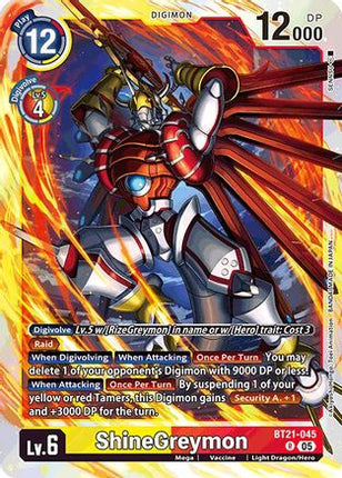 ShineGreymon [BT21-045] [World Convergence]