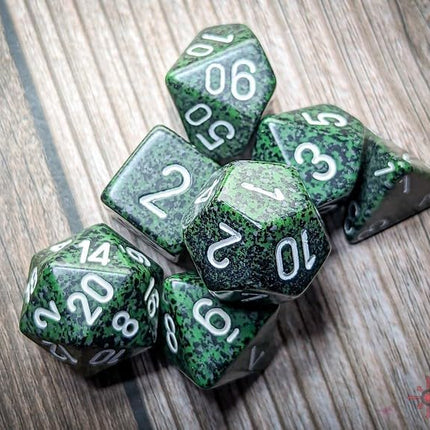 Chessex D&D Dice-16mm Speckled Recon Plastic Polyhedral Dice Set
