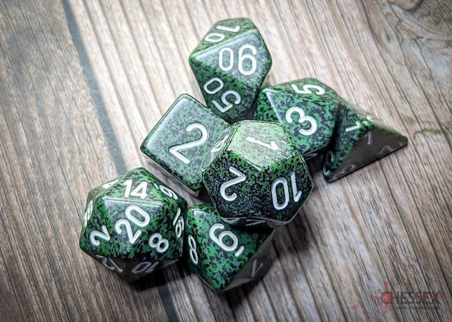 Chessex D&D Dice-16mm Speckled Recon Plastic Polyhedral Dice Set