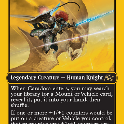 Caradora, Heart of Alacria (First-Place Foil) [Aetherdrift] Foil