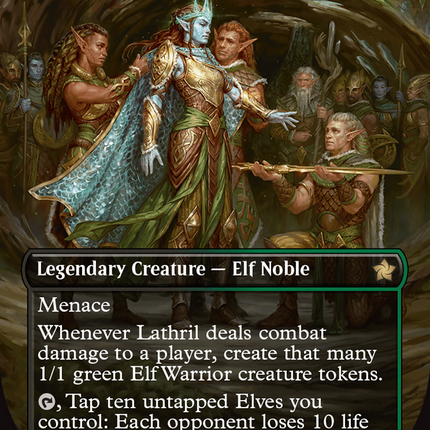 Lathril, Blade of the Elves (Borderless) [Foundations]
