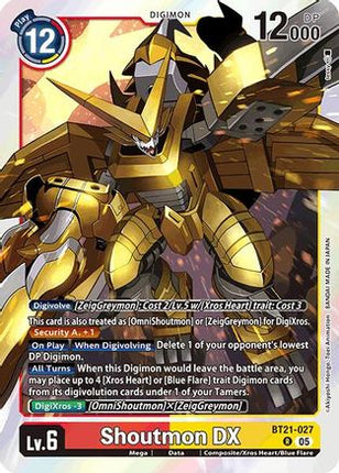 Shoutmon DX [BT21-027] [World Convergence]
