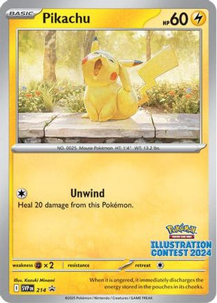 Pikachu - 214 (Illustration Contest 2024) - 214/null [SV: Scarlet & Violet Promo Cards]