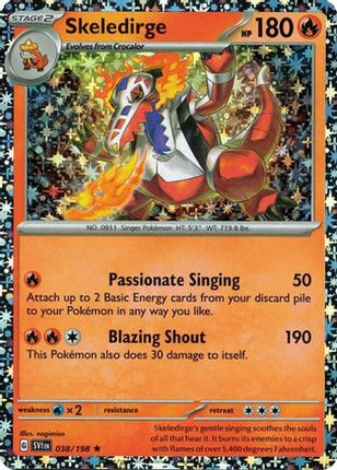 Skeledirge (Sparkle Holo) 038/198 - Miscellaneous Cards & Products Holofoil