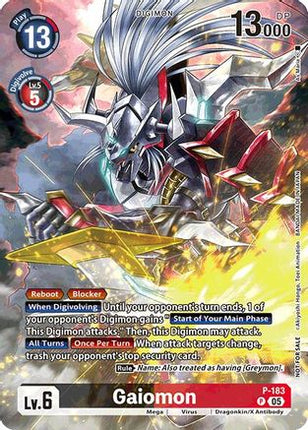 Gaiomon [P-183] [World Convergence] (BT-21: Illustration Celebration Pack)