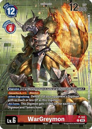 WarGreymon [P-182] [World Convergence] (BT-21: Illustration Celebration Pack)