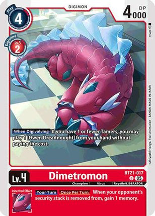 Dimetromon [BT21-017] [World Convergence]