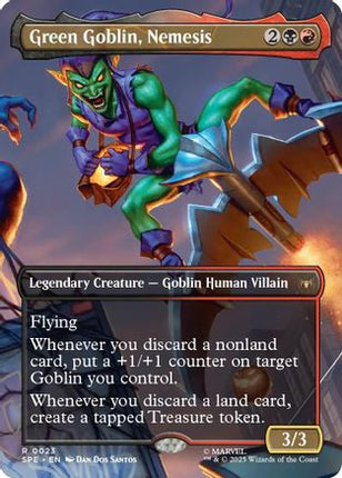 Green Goblin, Nemesis (Borderless) [Marvel's Spider-Man: Eternal-Legal] Foil