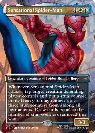 Sensational Spider-Man (Borderless) [Marvel's Spider-Man: Eternal-Legal] Foil