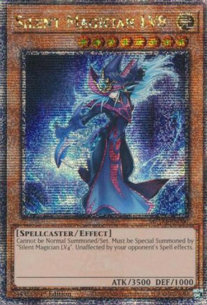 Silent Magician LV8 [MZTM-EN000] Quarter Century Secret Rare 1st Edition
