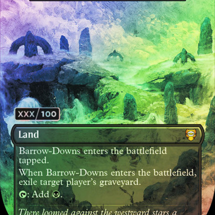 Bojuka Bog (Borderless) [Tales of Middle-earth Commander] Serialized Foil