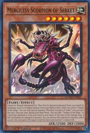 Merciless Scorpion of Serket [MZTM-EN002] Ultra Rare 1st Edition