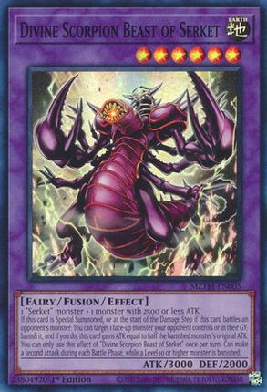 Divine Scorpion Beast of Serket [MZTM-EN005] Super Rare 1st Edition