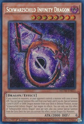 Schwarzschild Infinity Dragon [MZTM-EN013] Secret Rare 1st Edition