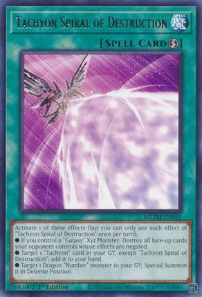 Tachyon Spiral of Destruction [MZTM-EN015] Rare 1st Edition