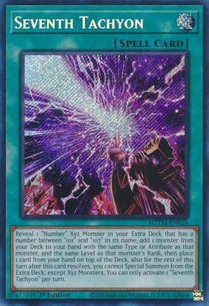 Seventh Tachyon [MZTM-EN016] Secret Rare 1st Edition
