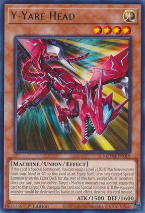 Y-Yare Head [MZTM-EN019] Rare 1st Edition