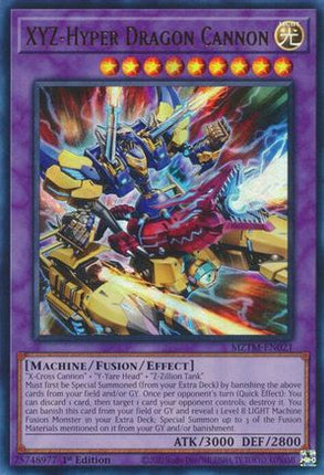 XYZ-Hyper Dragon Cannon [MZTM-EN021] Ultra Rare 1st Edition