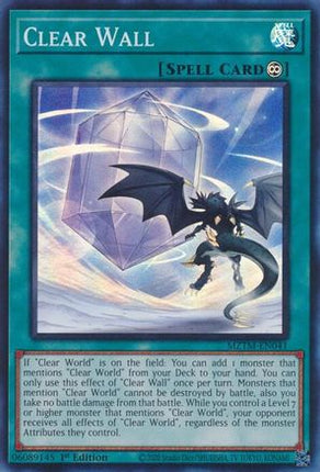 Clear Wall [MZTM-EN041] Super Rare 1st Edition
