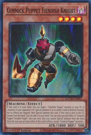 Gimmick Puppet Fiendish Knight [MZTM-EN047] Super Rare 1st Edition
