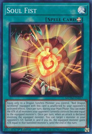 Soul Fist [MZTM-EN057] Super Rare 1st Edition