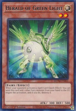 Herald of Green Light [MZTM-EN062] Rare 1st Edition