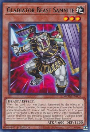 Gladiator Beast Samnite [MZTM-EN069] Rare 1st Edition