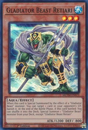 Gladiator Beast Retiari [MZTM-EN070] Super Rare 1st Edition