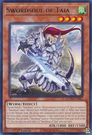 Swordsoul of Taia [MZTM-EN081] Rare 1st Edition