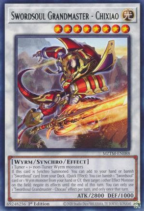 Swordsoul Grandmaster - Chixiao [MZTM-EN088] Rare 1st Edition