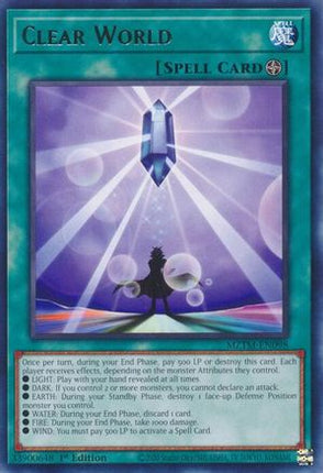 Clear World [MZTM-EN098] Rare 1st Edition