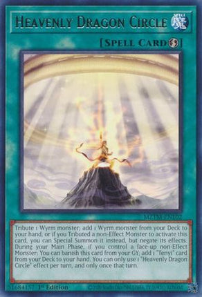 Heavenly Dragon Circle [MZTM-EN102] Rare 1st Edition