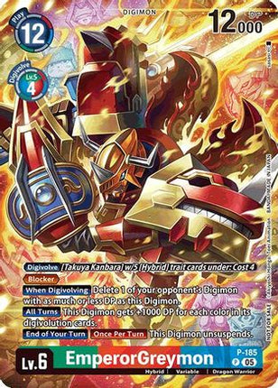 EmperorGreymon [P-185] [World Convergence] (BT-21: Illustration Celebration Pack)