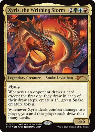 Xyris, the Writhing Storm (Year of the Snake 2025) [Standard Showdown Promos] Foil
