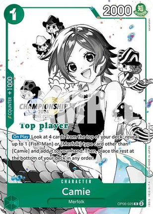 Camie (Championship 2024 Top Player Pack Vol. 2) (OP06-025) - One Piece Promotion Cards Foil