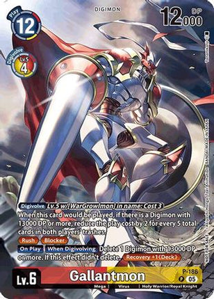 Gallantmon [P-186] [World Convergence] (BT-21: Illustration Celebration Pack)